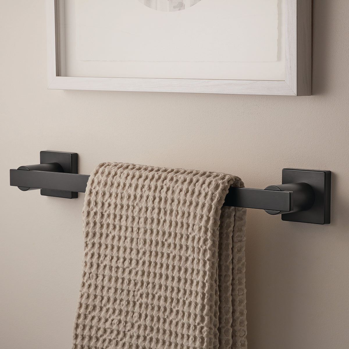 SA-2507-MB Lura 24in. Towel Bar in Matte Black
