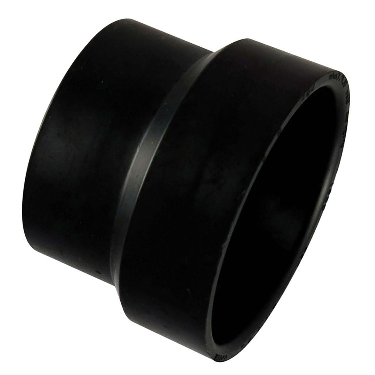 NIBCO I009600 2 x 1-1/2" Hub x Hub DWV Reducing Coupling ABS Black