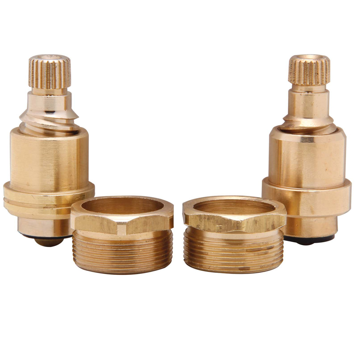 PlumbMaster Approved 11095NL Position Number 23 No-Lead RH Hot and LH Cold Stem with Bonnet and Locknut (Pair) For R series American Standard Faucets