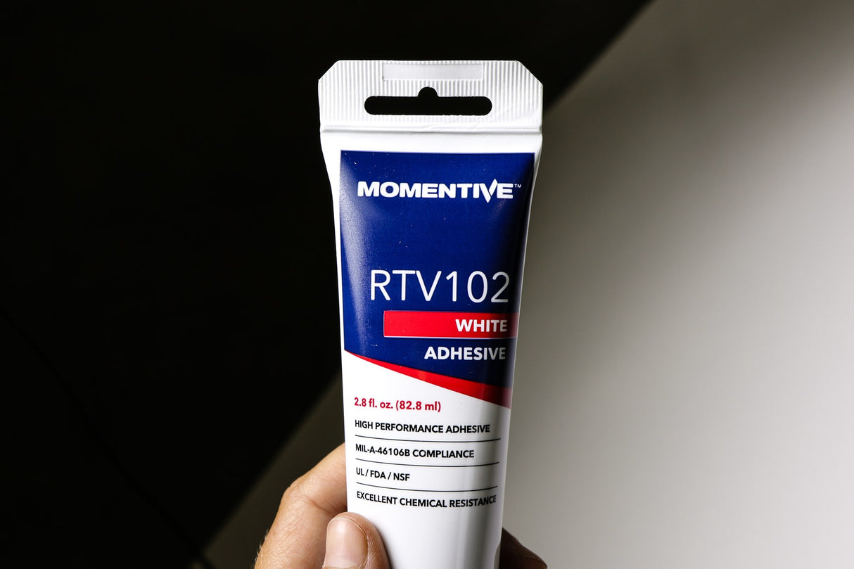 GE RTV102 Genuine OEM Silicone - White Adhesive