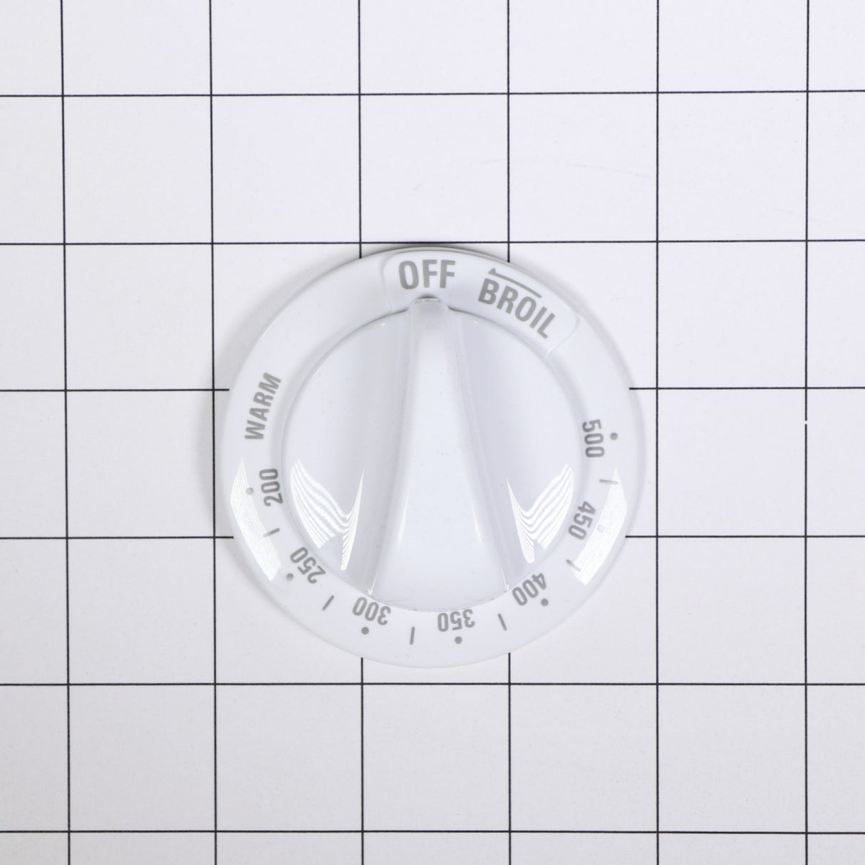 GE WB03K10187 Genuine OEM Range Oven Thermostat Knob - White