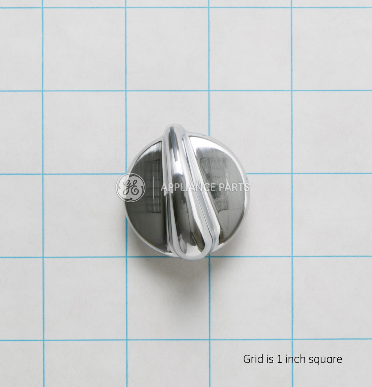 GE WB03X10316 Genuine OEM Range Tri-Chrome Plated Knob (Ss)
