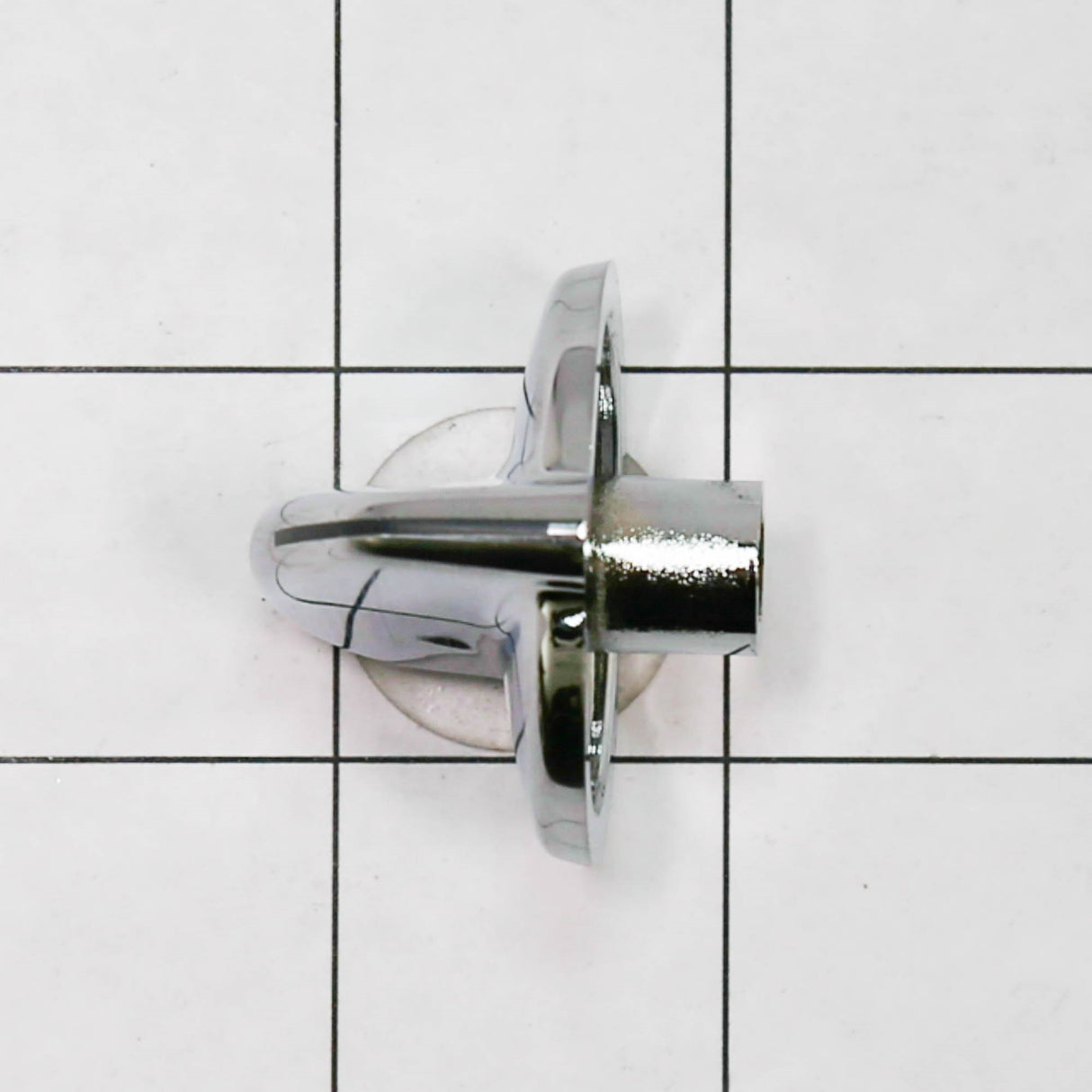 GE WB03X10316 Genuine OEM Range Tri-Chrome Plated Knob (Ss)