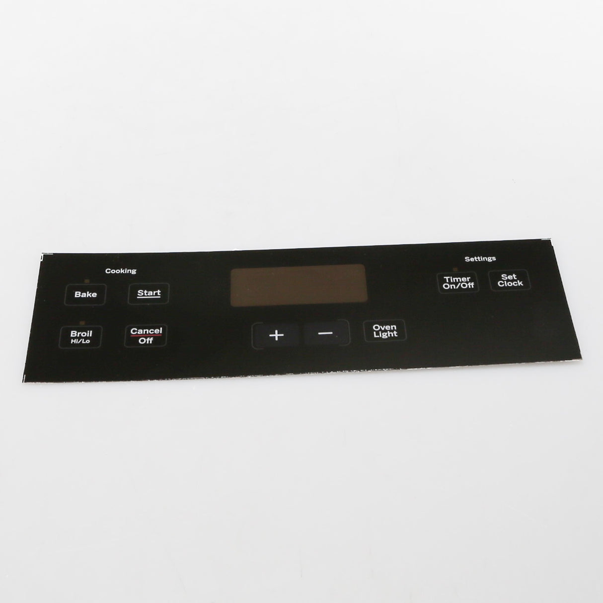 GE WB07X21373 Genuine OEM Range Control Overlay - Black
