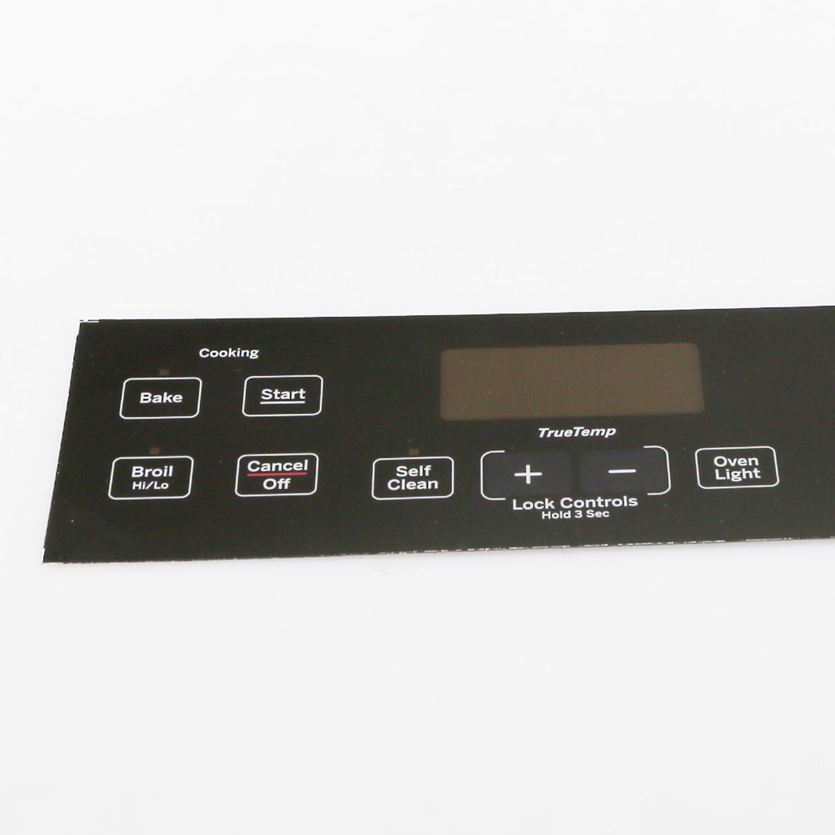 GE WB07X24620 Genuine OEM Range Control Panel - Black