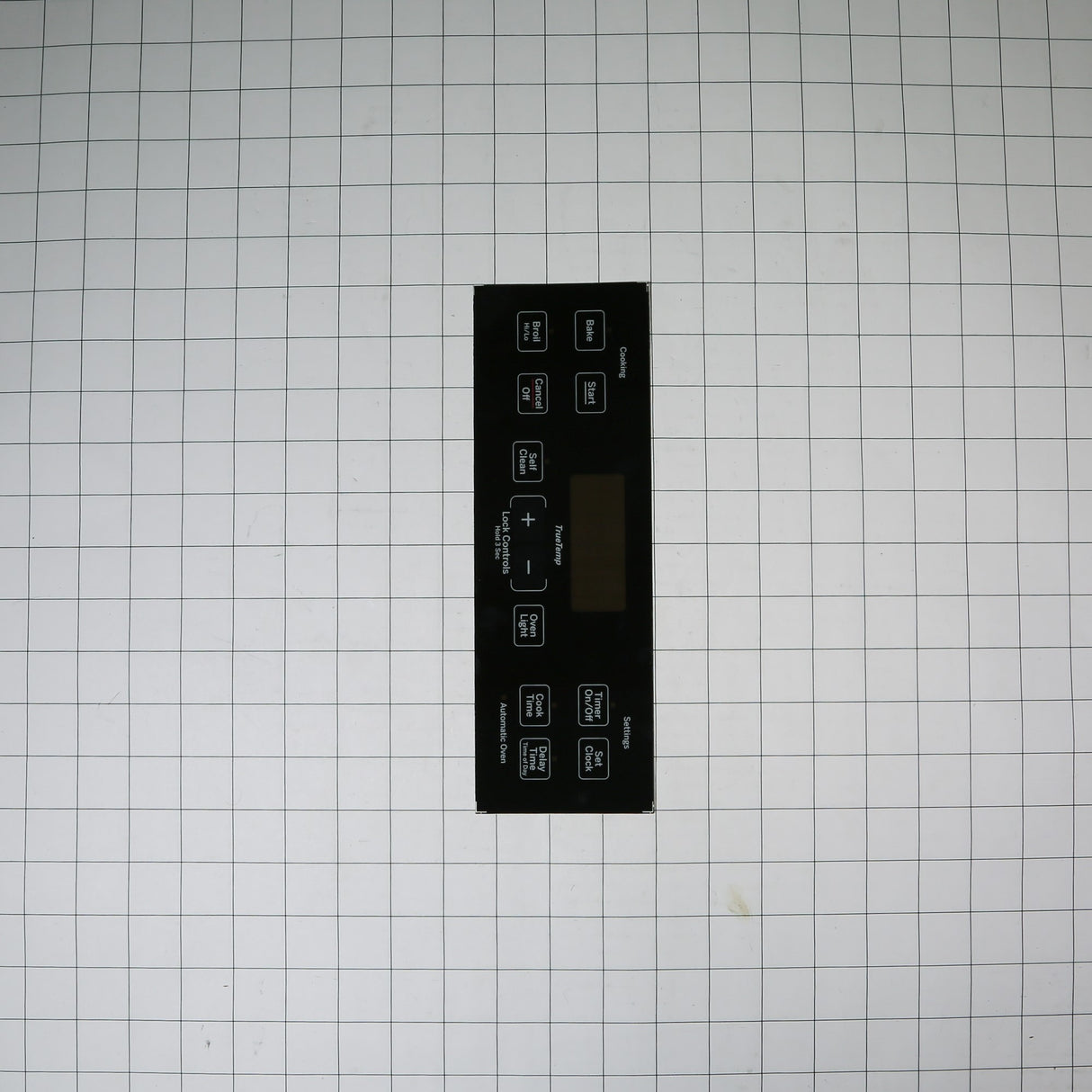 GE WB07X24620 Genuine OEM Range Control Panel - Black