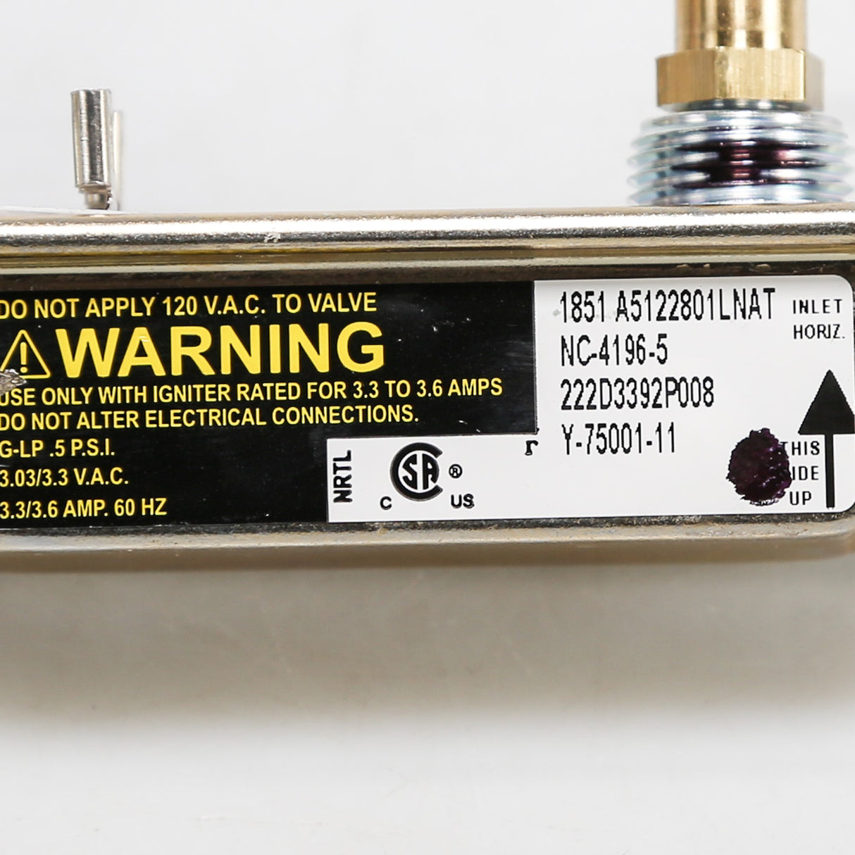 GE WB21X26605 Genuine OEM Valve Control Asm Nor. S