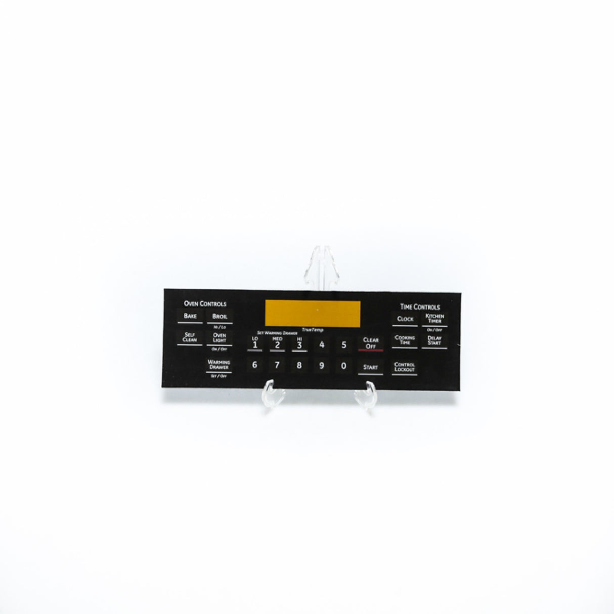 GE WB27K10277 Genuine OEM Range Faceplate - T011 Black
