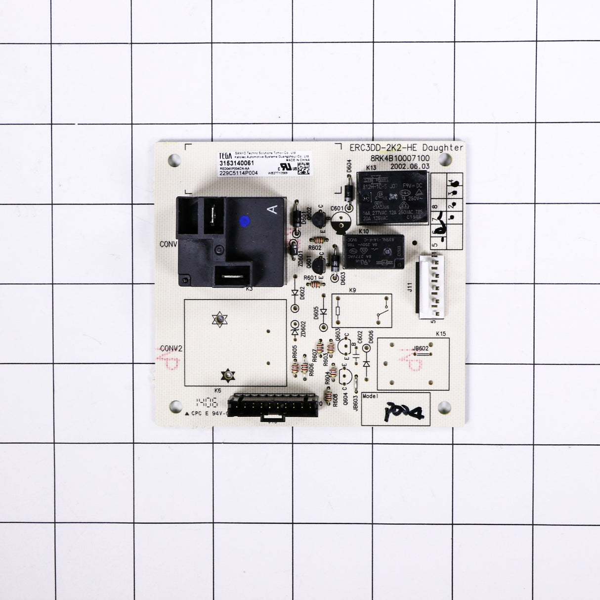 GE WB27T10569 Genuine OEM Microwave Control Board.