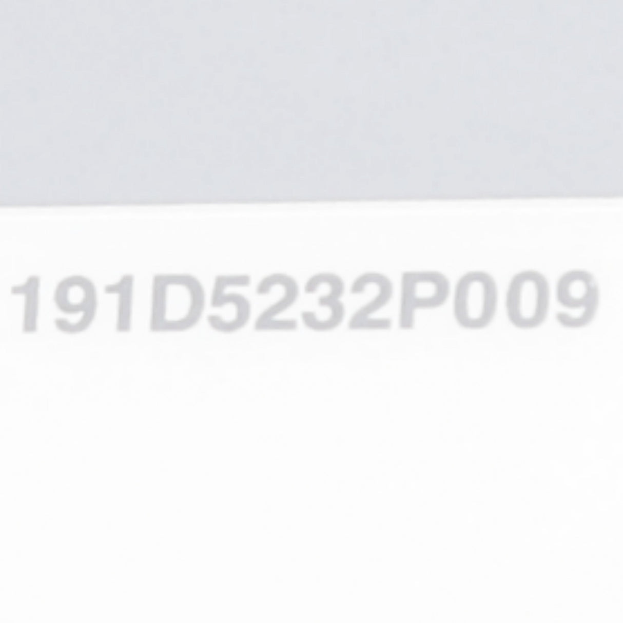 GE WB27T11014 Genuine OEM Faceplate Graphics (Wh)