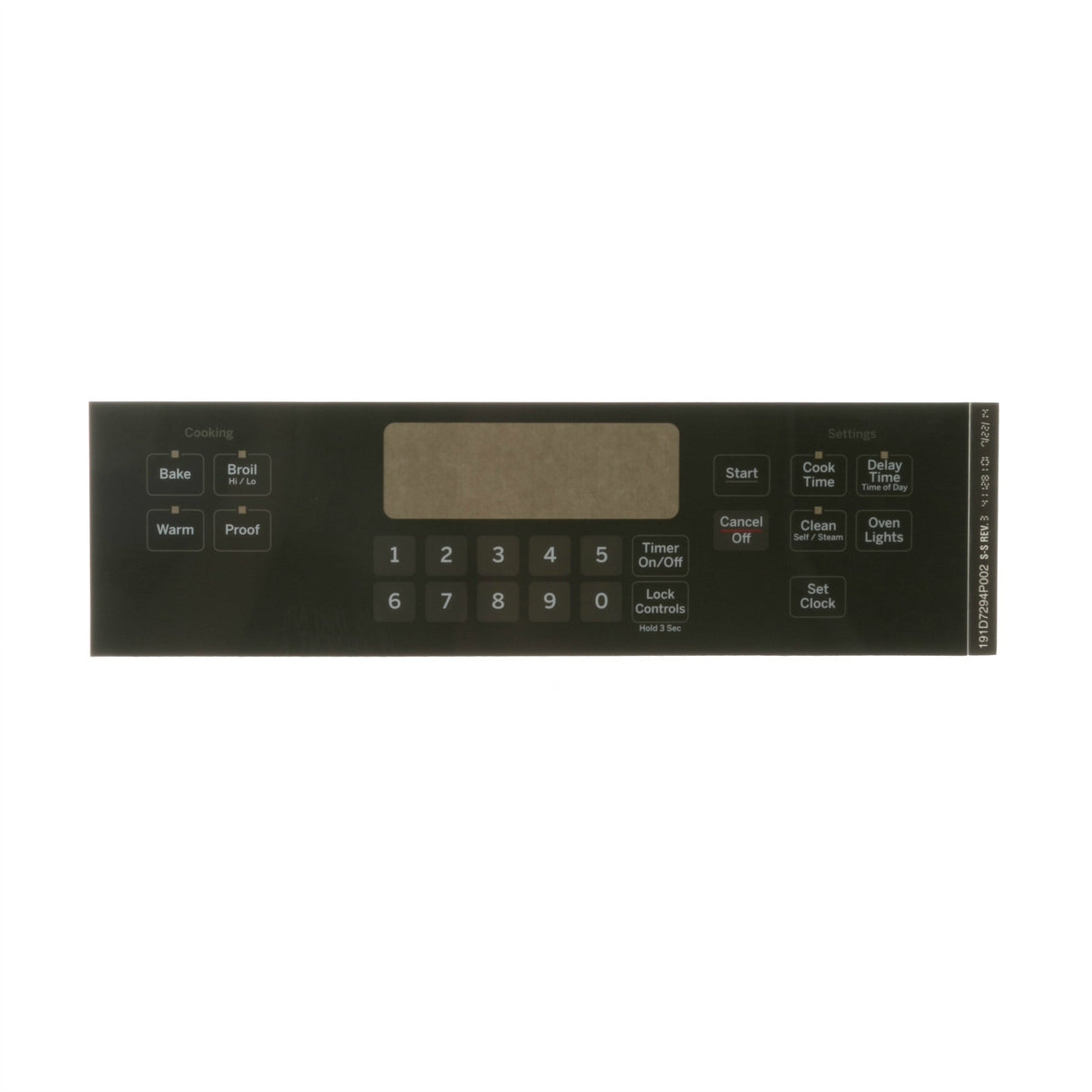 GE WB27T11459 Genuine OEM Overlay
