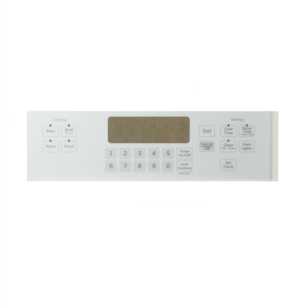 GE WB27T11462 Genuine OEM Overlay