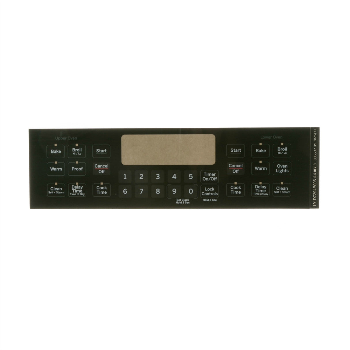 GE WB27T11464 Genuine OEM Overlay