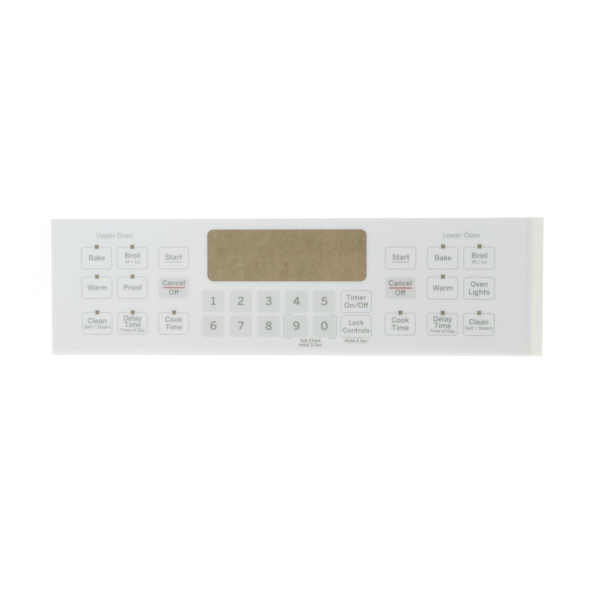 GE WB27T11466 Genuine OEM Overlay White.