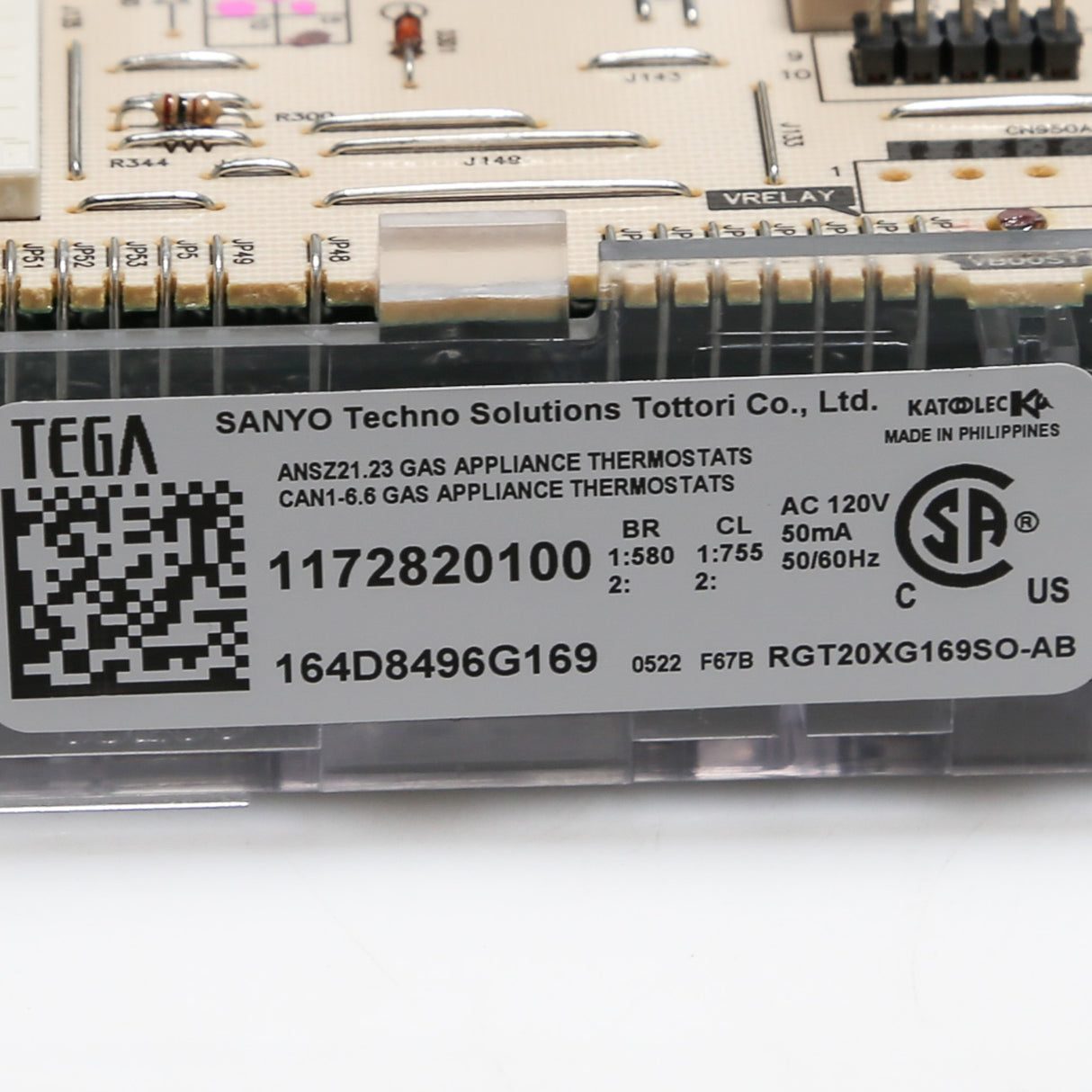 GE WB27X25334 Genuine OEM Control Board T012 Ele