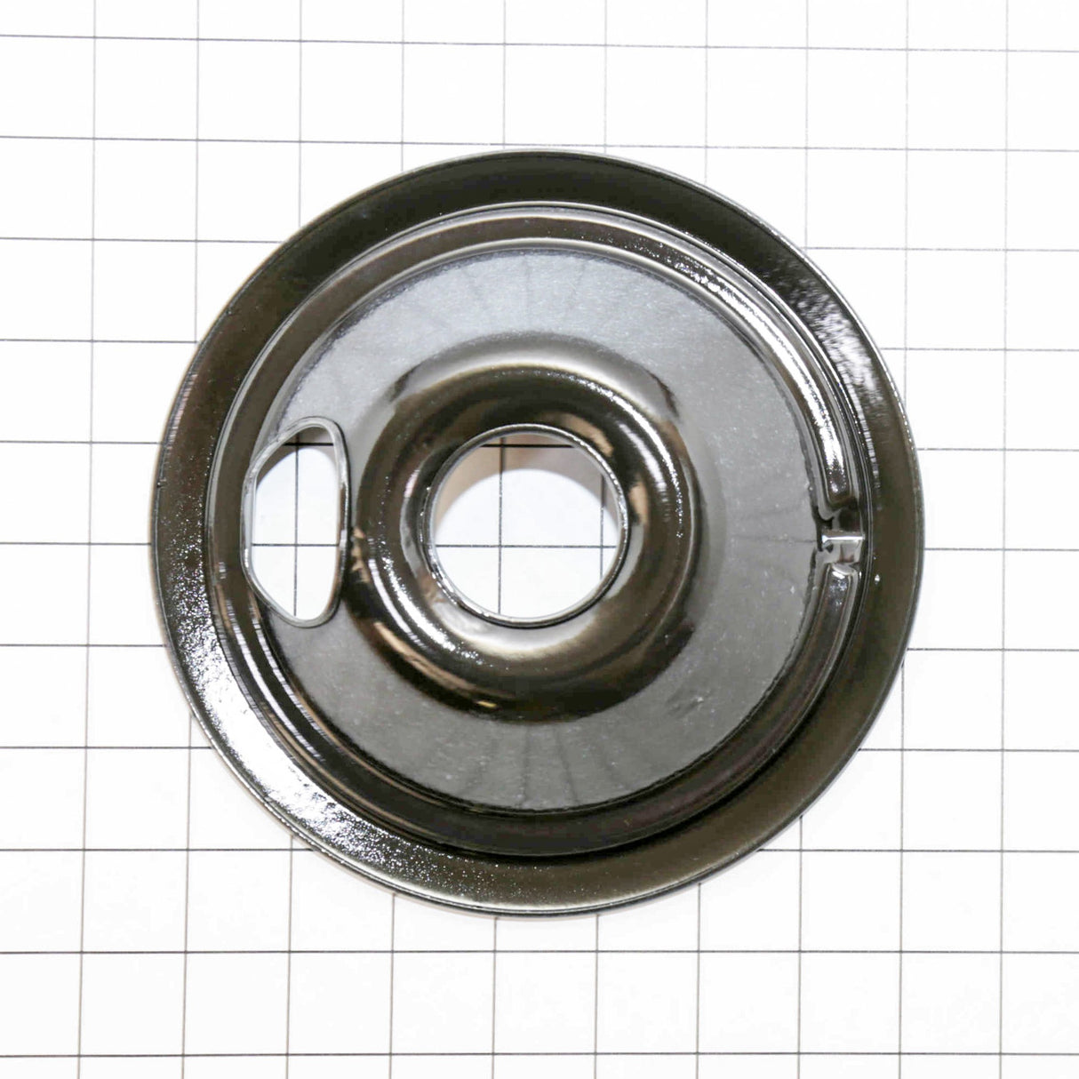 GE WB31T10012 Genuine OEM Range 6 Porcelain Burner Bowl - Gray