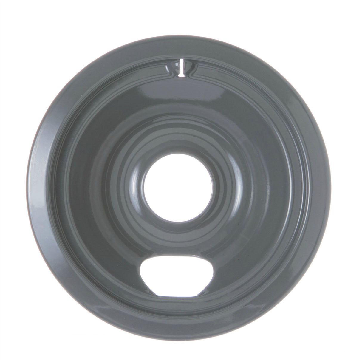 GE WB31T10012 Genuine OEM Range 6 Porcelain Burner Bowl - Gray
