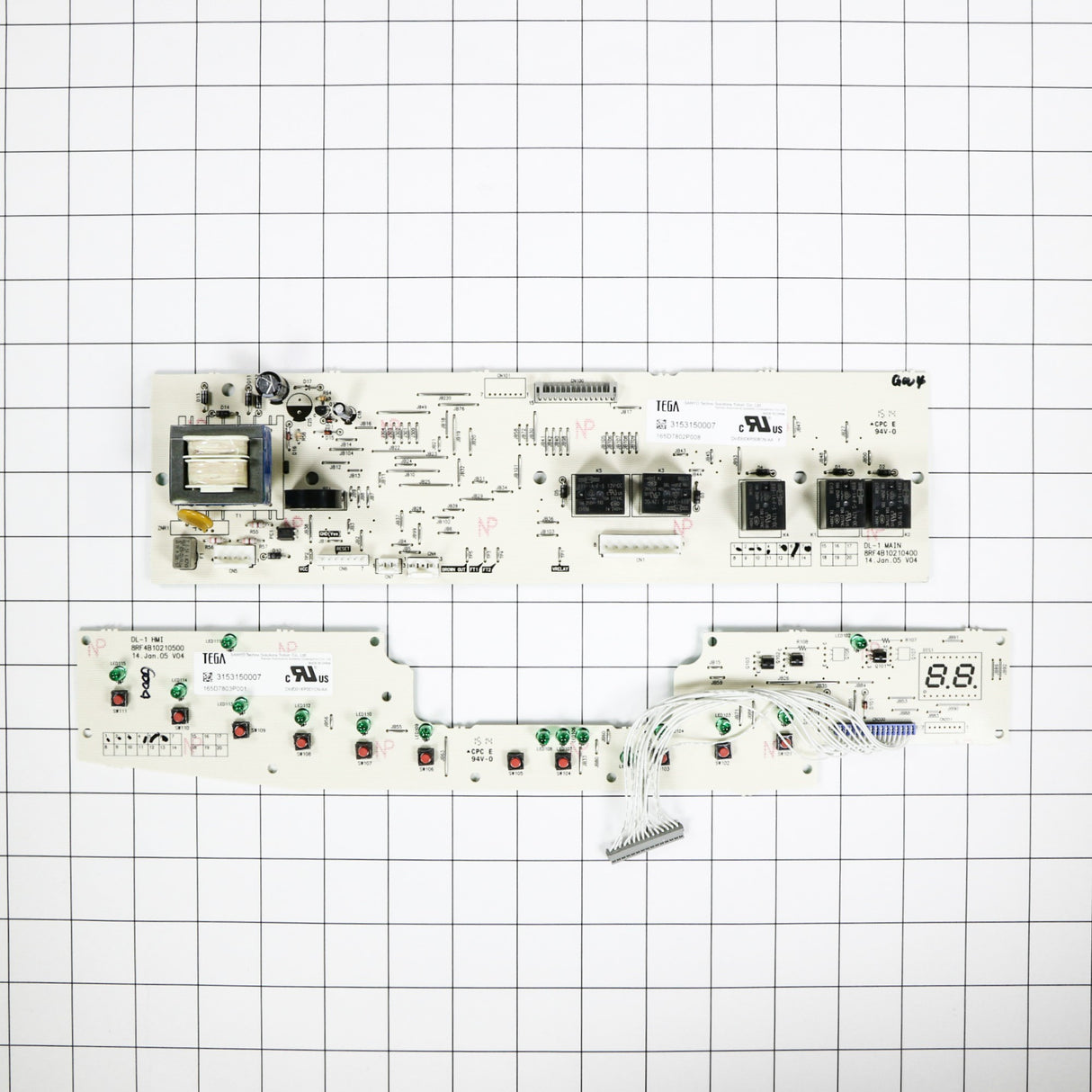 GE WD21X10378 Genuine OEM Kit-Main And Tactile Board.