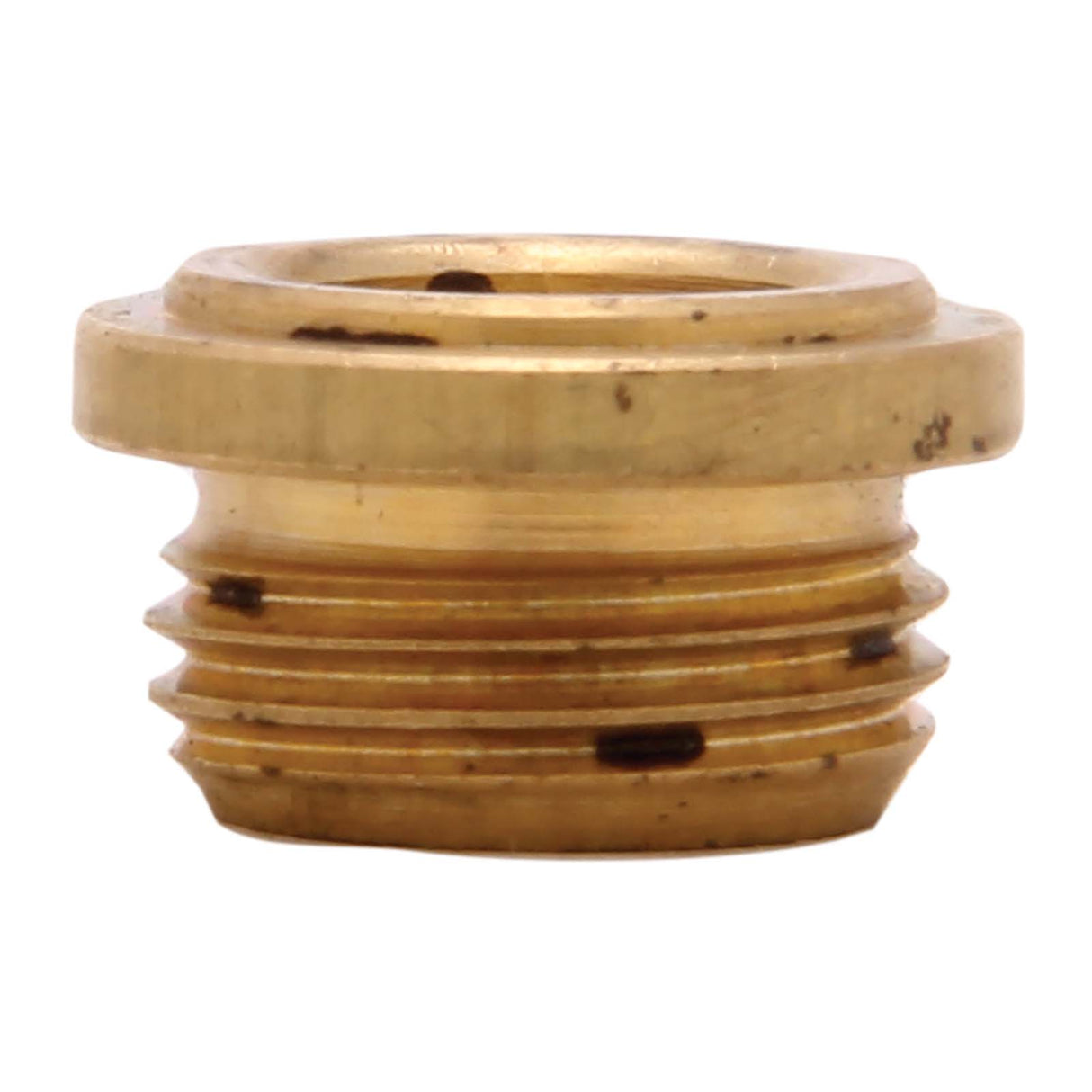 PlumbMaster Approved 30007NL 0391LF #8 No-Lead Plain Brass Bibb Seat (Bulk) For Briggs Repcal, 9/16 - 20 TPI