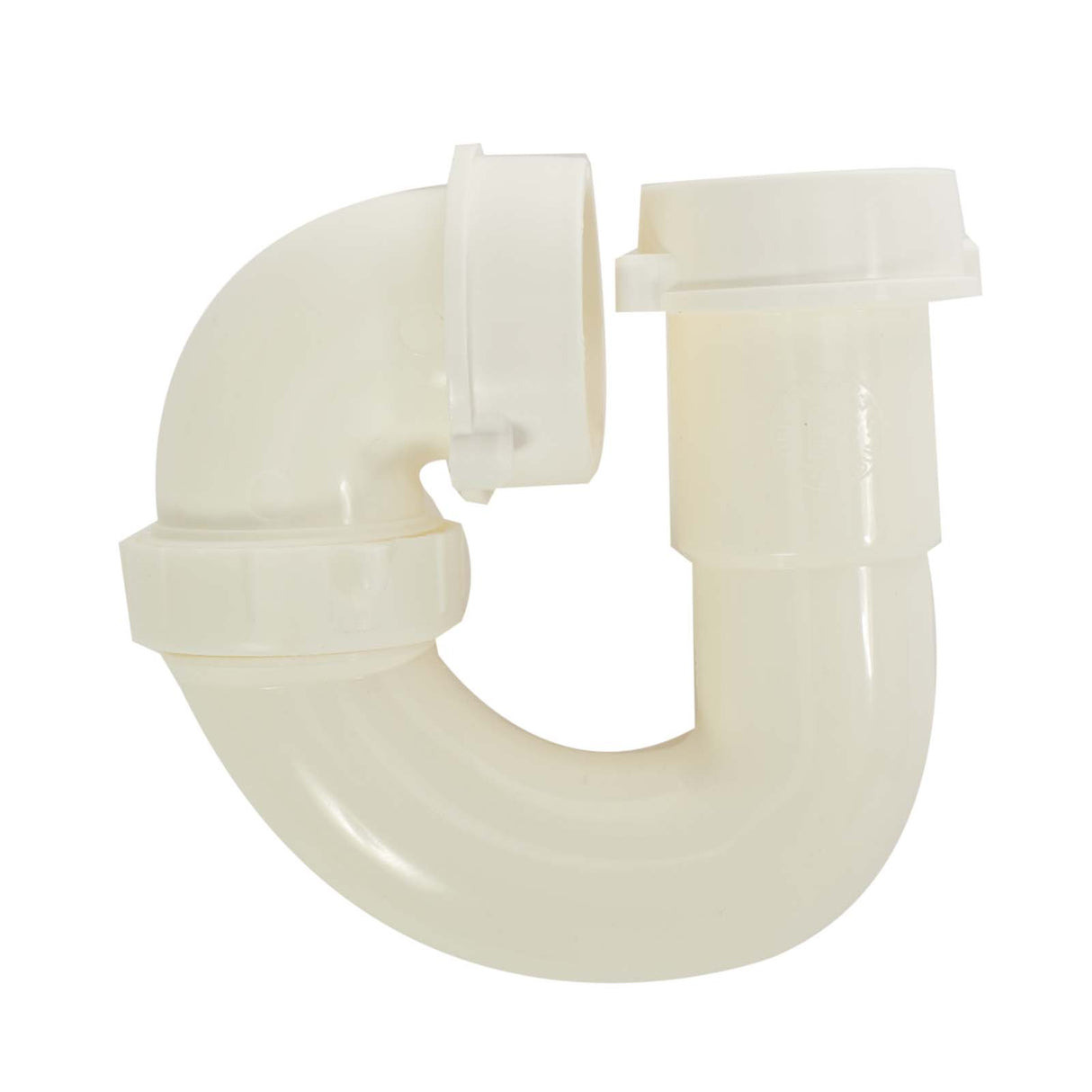 Watts 517666BA 1-1/2" Inlet x 1-1/2" Outlet Polypropylene Plastic Swivel P-Trap (Bagged) White