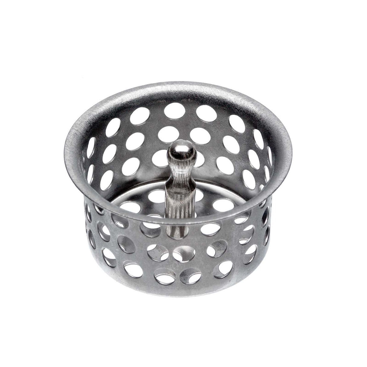 PlumbMaster Approved 36424 1-7/8 x 1" Chrome Plated Brass Basket Strainer with Post (Bagged)