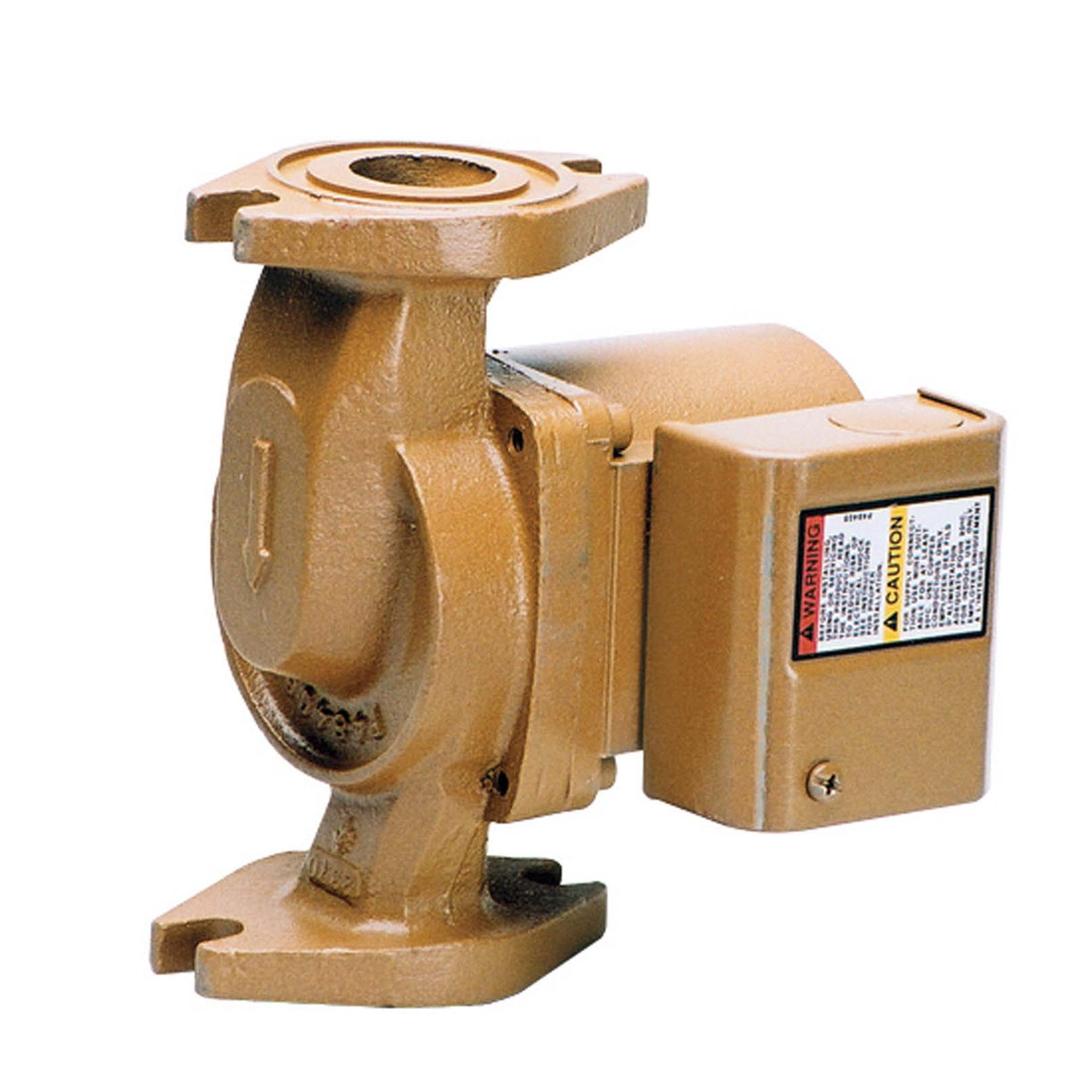 Bell & Gossett 103260LF Flanged Wet Rotor Circulator Pump, 1/40 HP, 115 V, 60 Hz, 0.48 A, 55 W, 2800 RPM, Bronze
