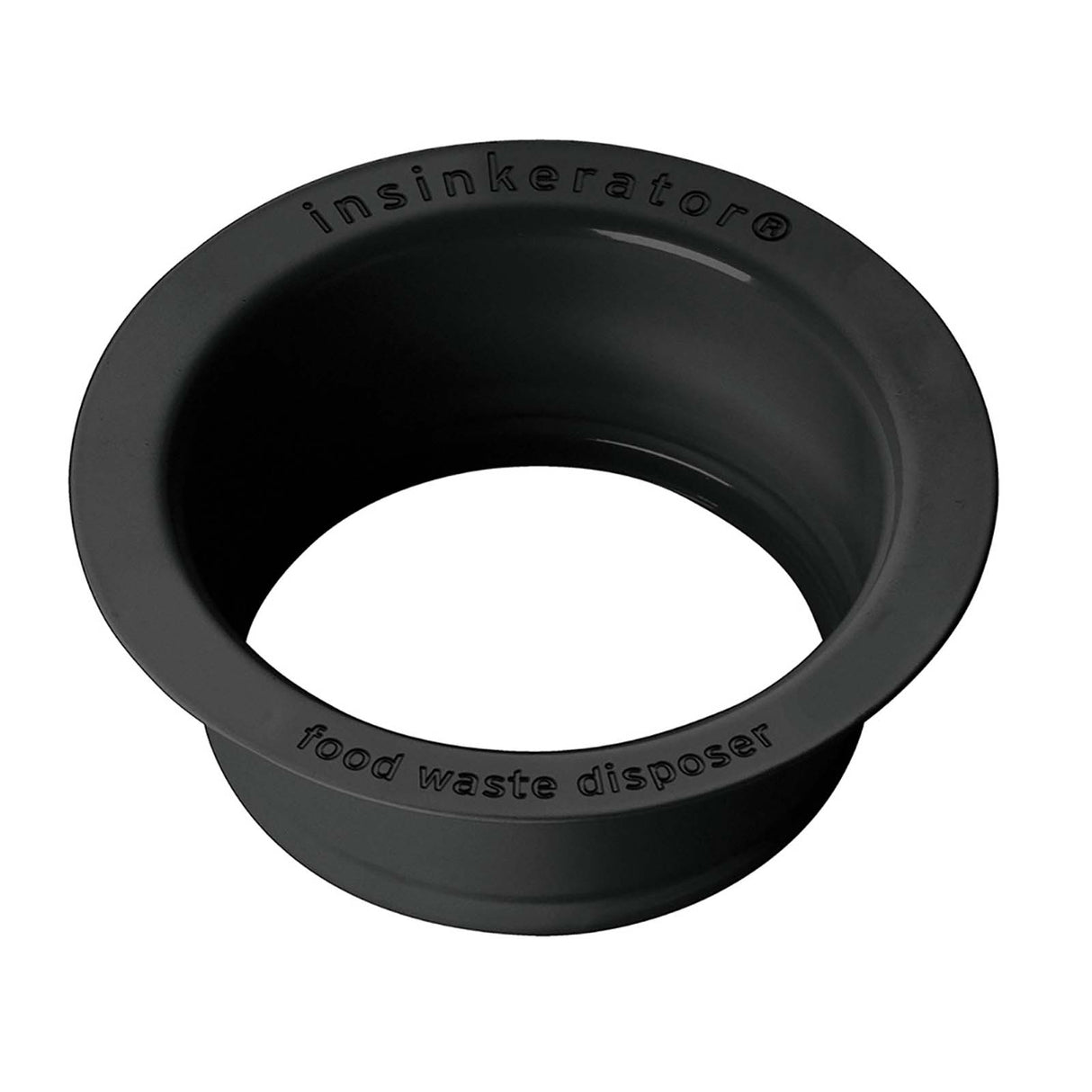 FLG-MTBLK Steel Sink Flange for All InSinkErator Manufactured Disposers Matte Black