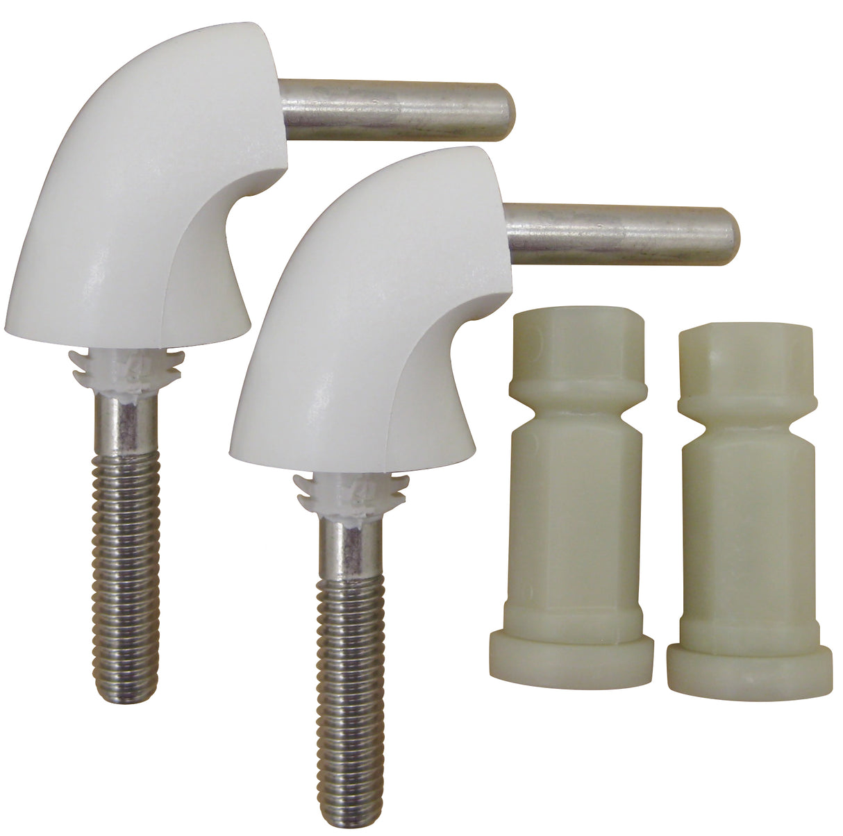 PlumbMaster Approved KH84 Toilet Seat Hinge Pair For Bemis 1955C Plastic Toilet Seat