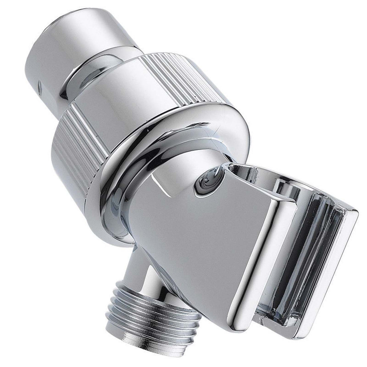 PlumbMaster Approved 26987 Plastic Chrome Personal Shower Arm Mount Fits all 1/2" IPS Shower Arms, Hand Shower