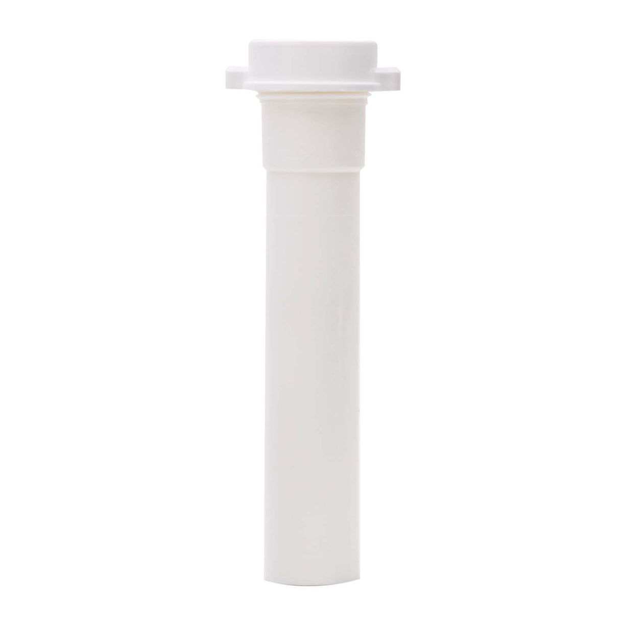 Keeney 42-12W 1-1/4" x 12" Slip-Joint Polypropylene Plastic Extension Tube White