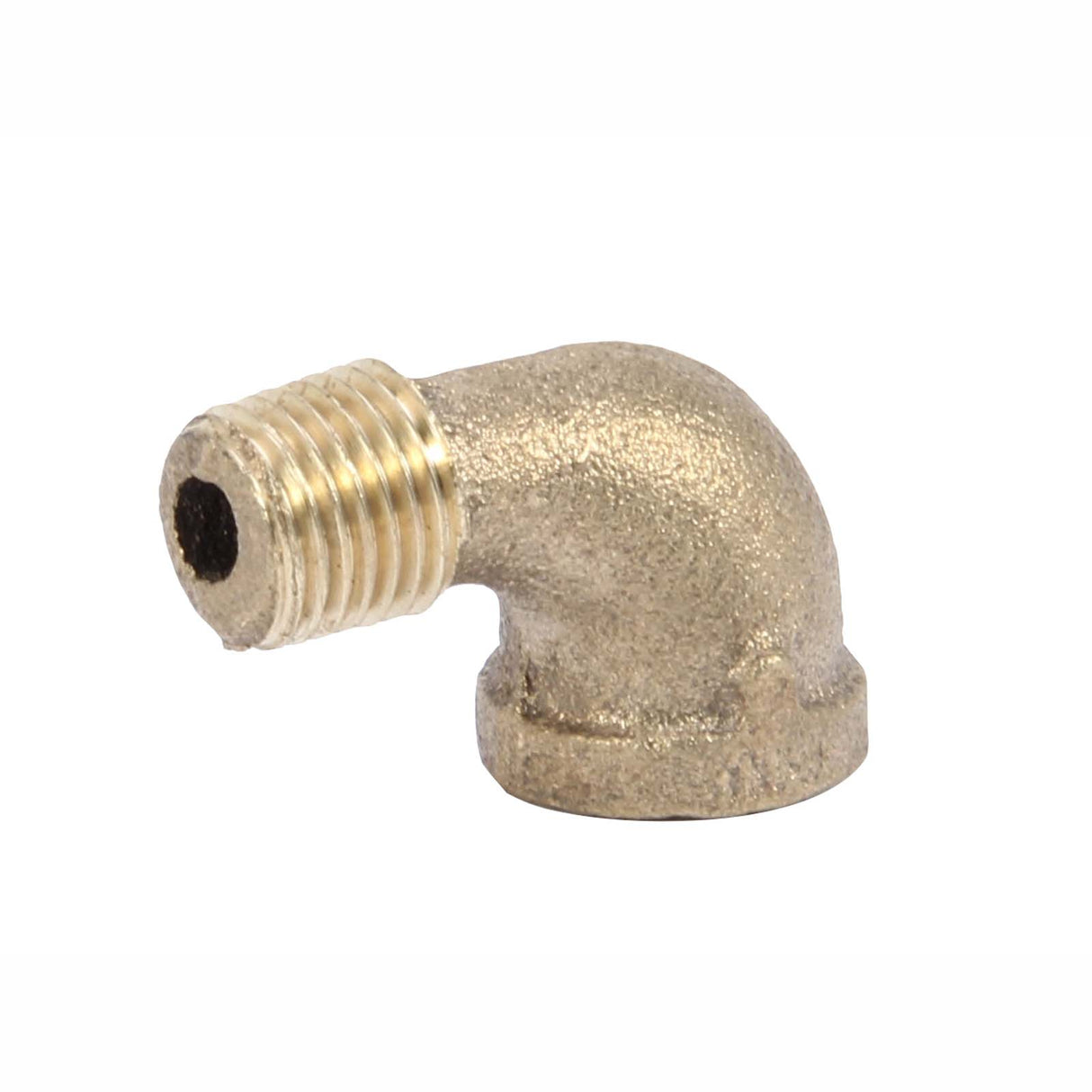 PlumbMaster Approved 83158NL 1/4" MIP x FIP Brass 90 deg Elbow