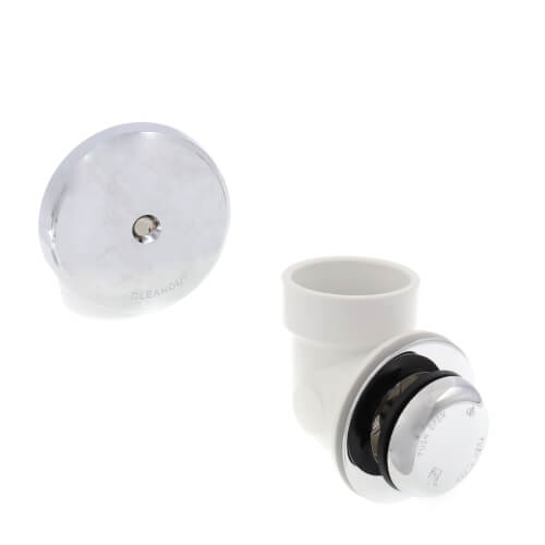 Dearborn P7224B PVC SCH 40 Toe Touch Half Waste Chrome Plated