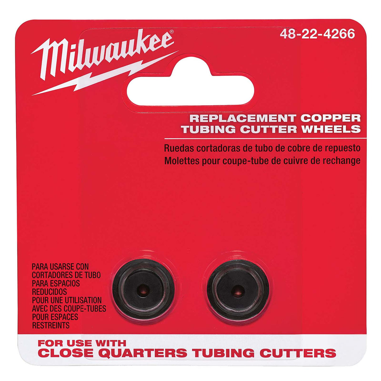 Milwaukee 48-22-4266 Close Quarters Replacement Blades 2pc