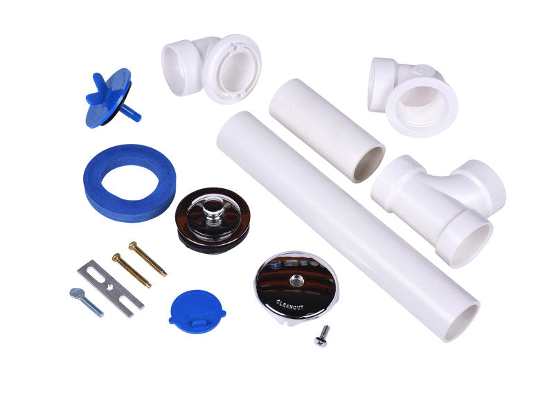 Dearborn P7225 PVC SCH 40 Lift-N-Turn Full Waste Chrome Plated