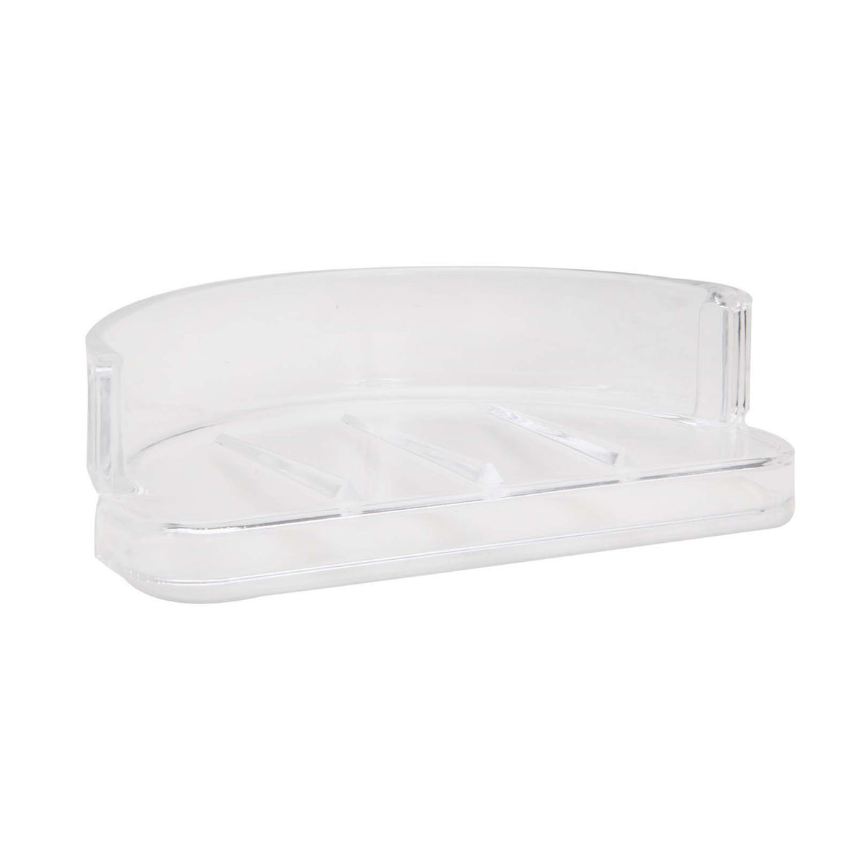 PlumbMaster Approved 51977 Plastic Replacement Soap Tray, Clear, 2-3/4" W x 1-1/4" H