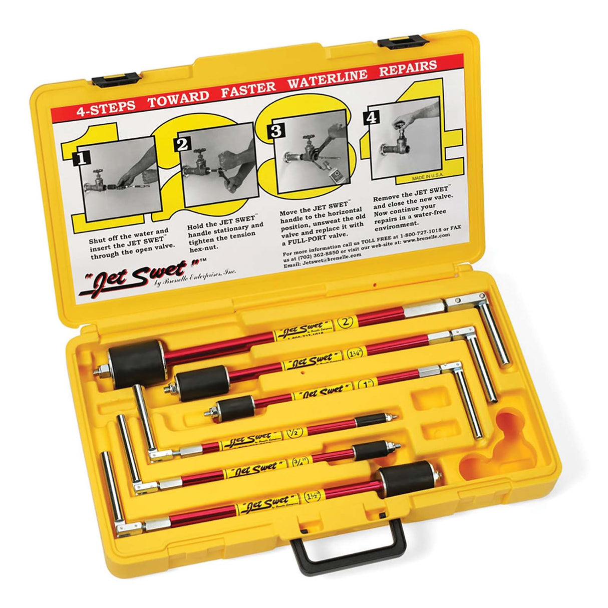 6100 JET Full Jet Swet Kit, 1/2 - 2"