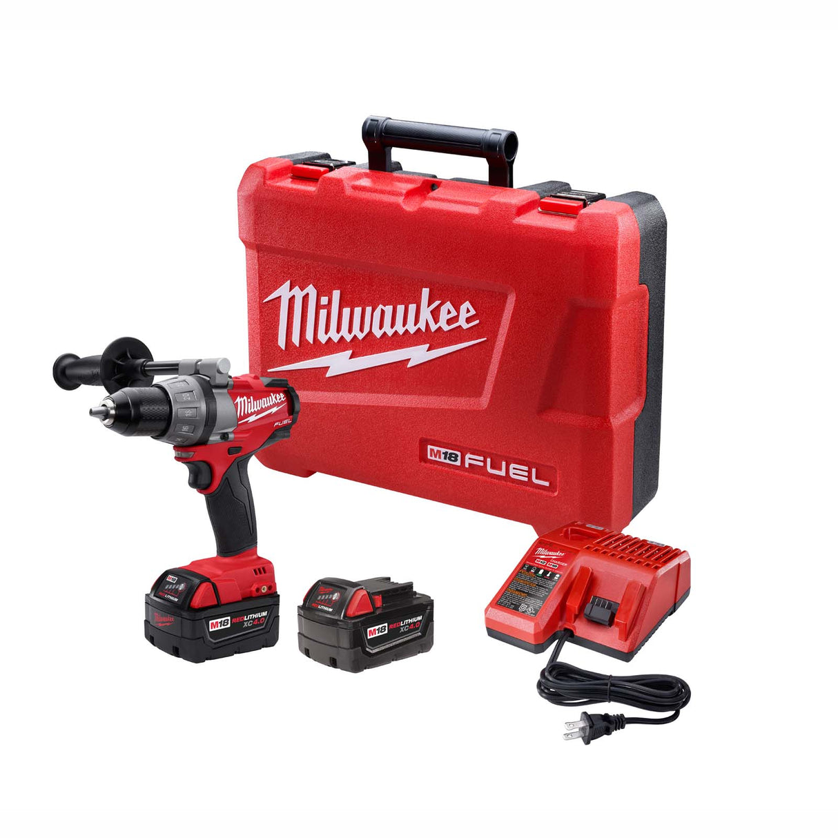 Milwaukee M18 Fuel 2603-22 Cordless Drill/Driver Kit with M18 1/2" Drill/Driver