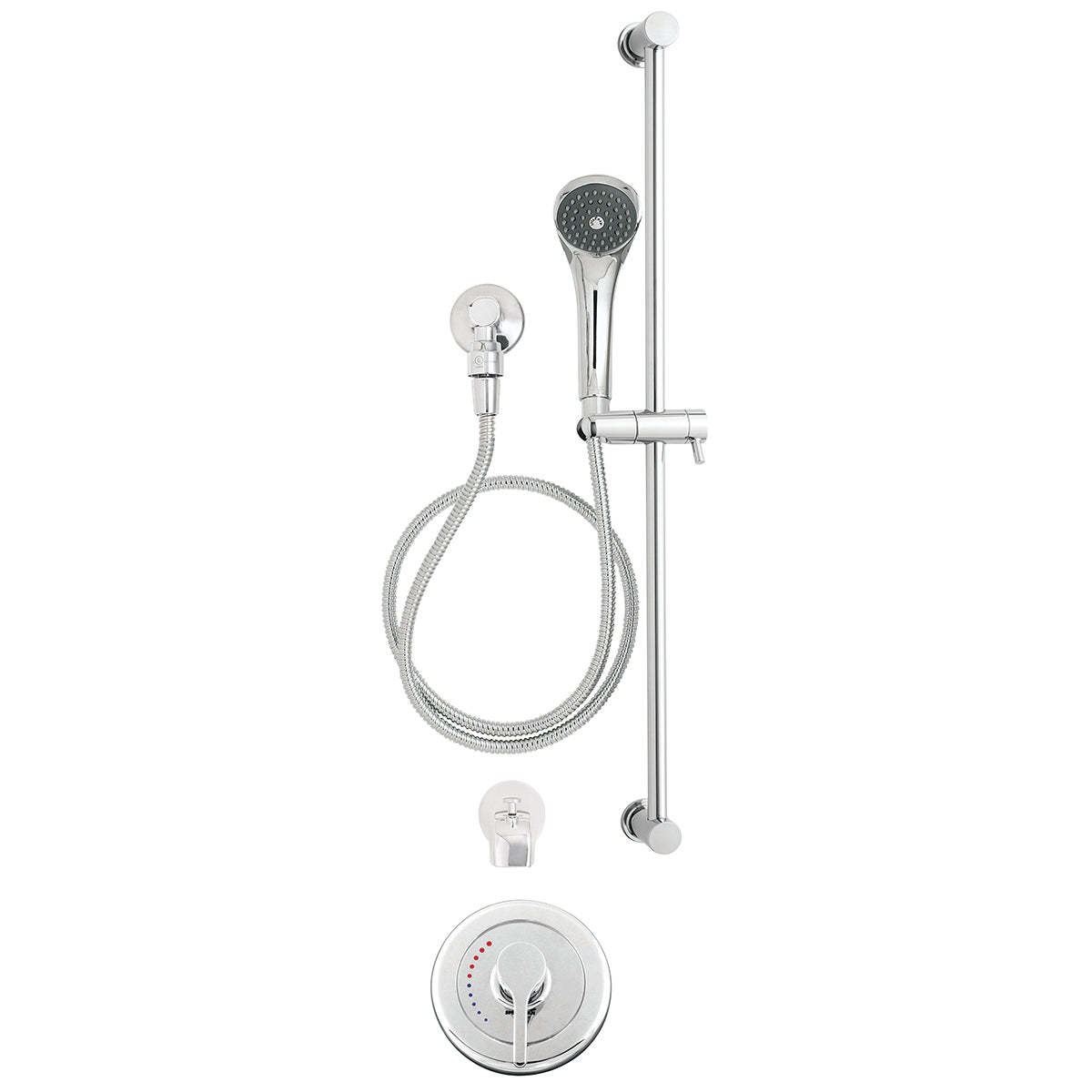 Speakman SLV-3050 Sentinel Mark II Trim, Shower and Tub Package (Valve not included) Polished Chrome Finish - 2.5 GPM