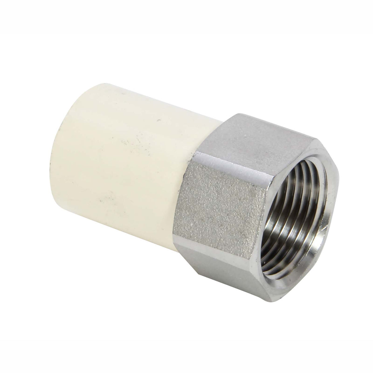3/4" FIP x Socket CPVC, Stainless Steel Transition Adapter