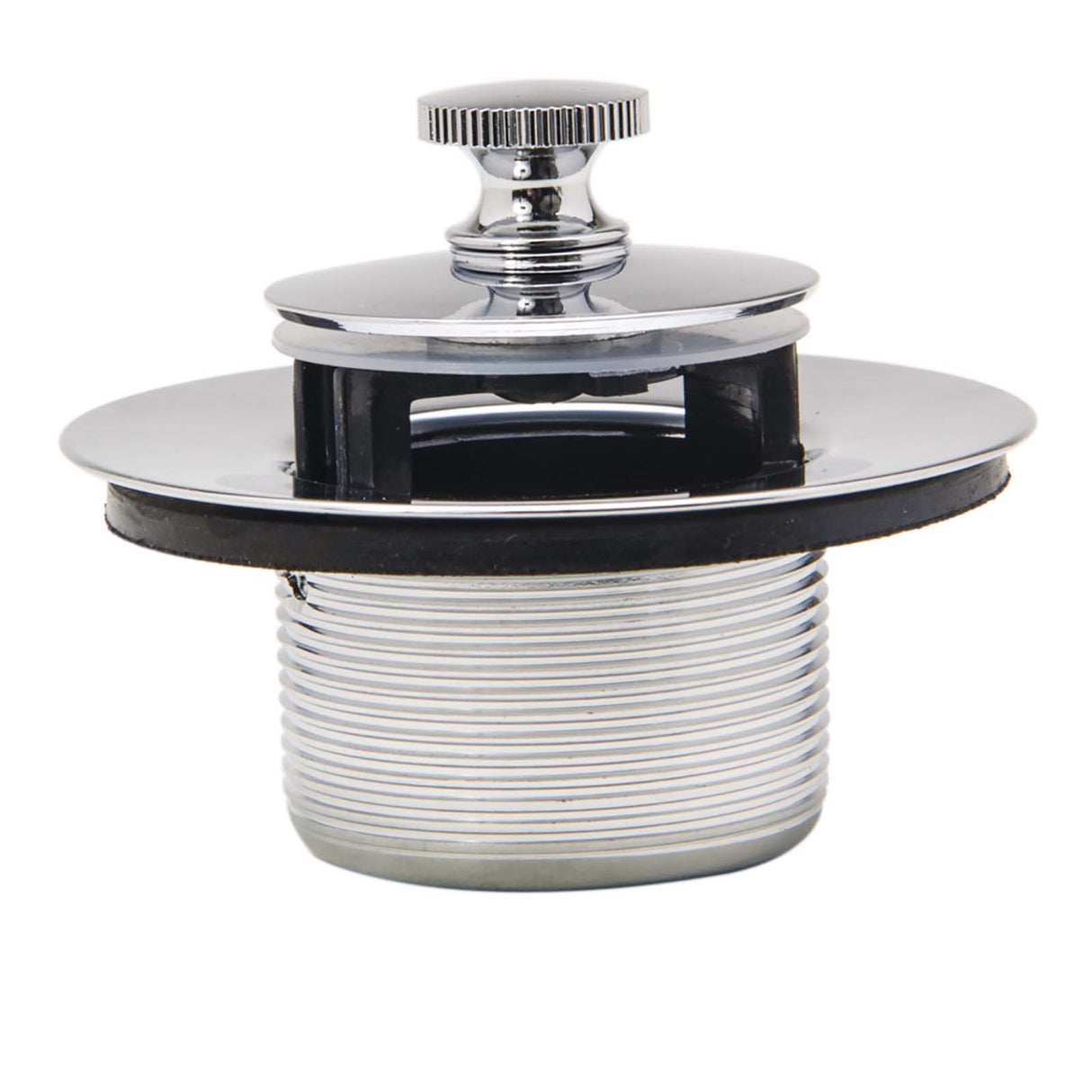 PlumbMaster Approved 39601 Twist-Turn Style Bath Drain Assembly Kit, Chrome