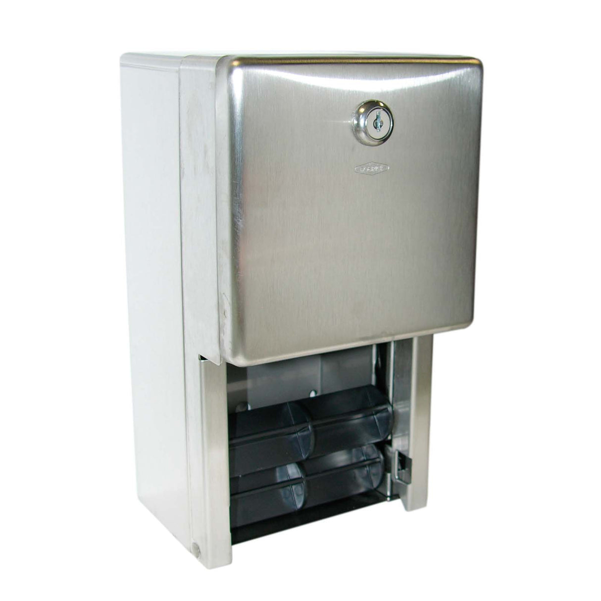 Bobrick Classic Series B-2888 Surface Mount Stainless Steel Toilet Tissue Dispenser