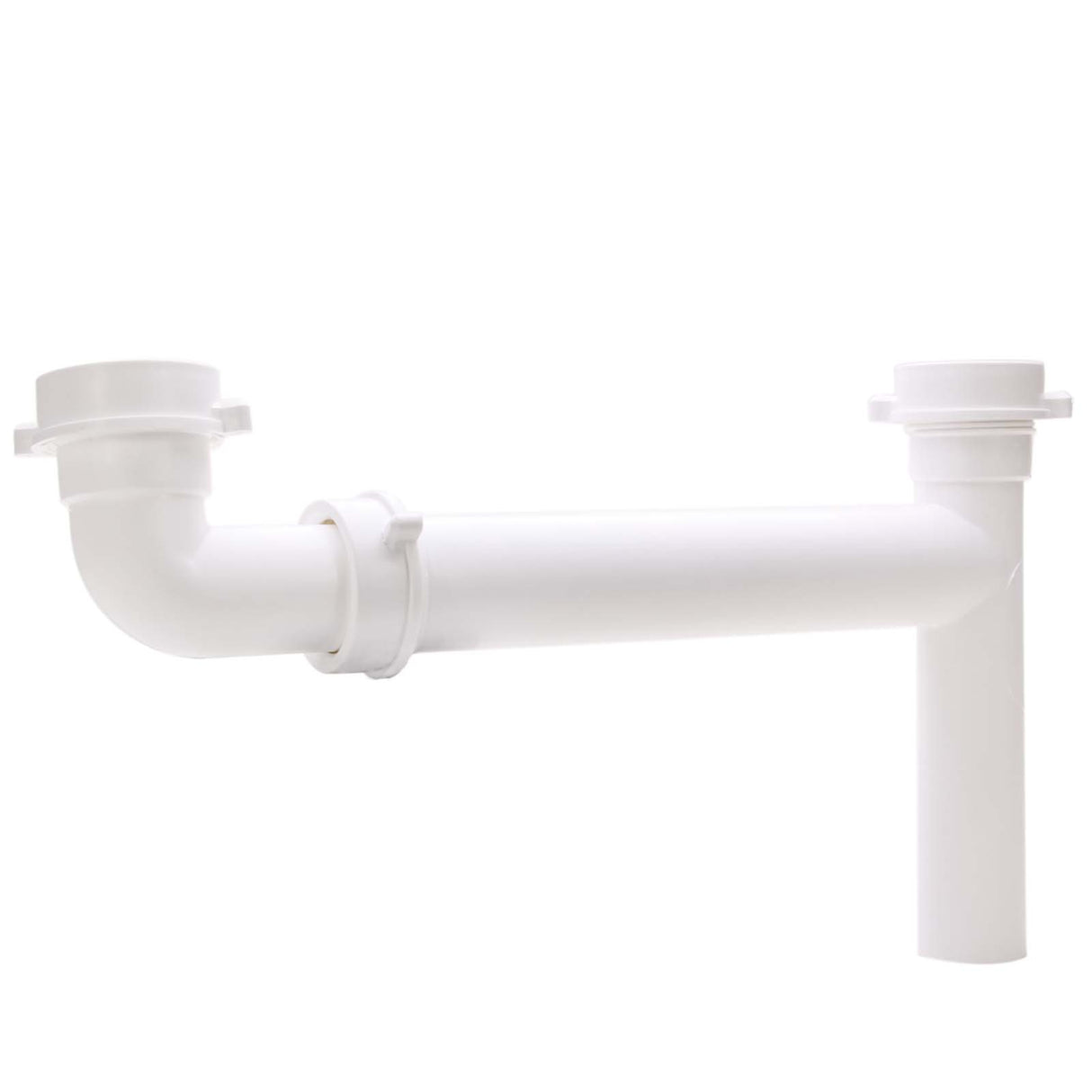 PlumbMaster Approved 50986 1-1/2 x 16" Polypropylene Plastic Telescopic Twin End Outlet Waste Slip-Joint