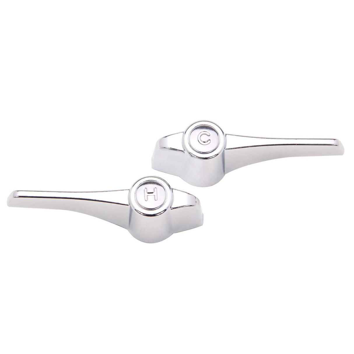 PlumbMaster Approved 24400 1h0 Chrome Less Bushing Hot and Cold Handle Pak