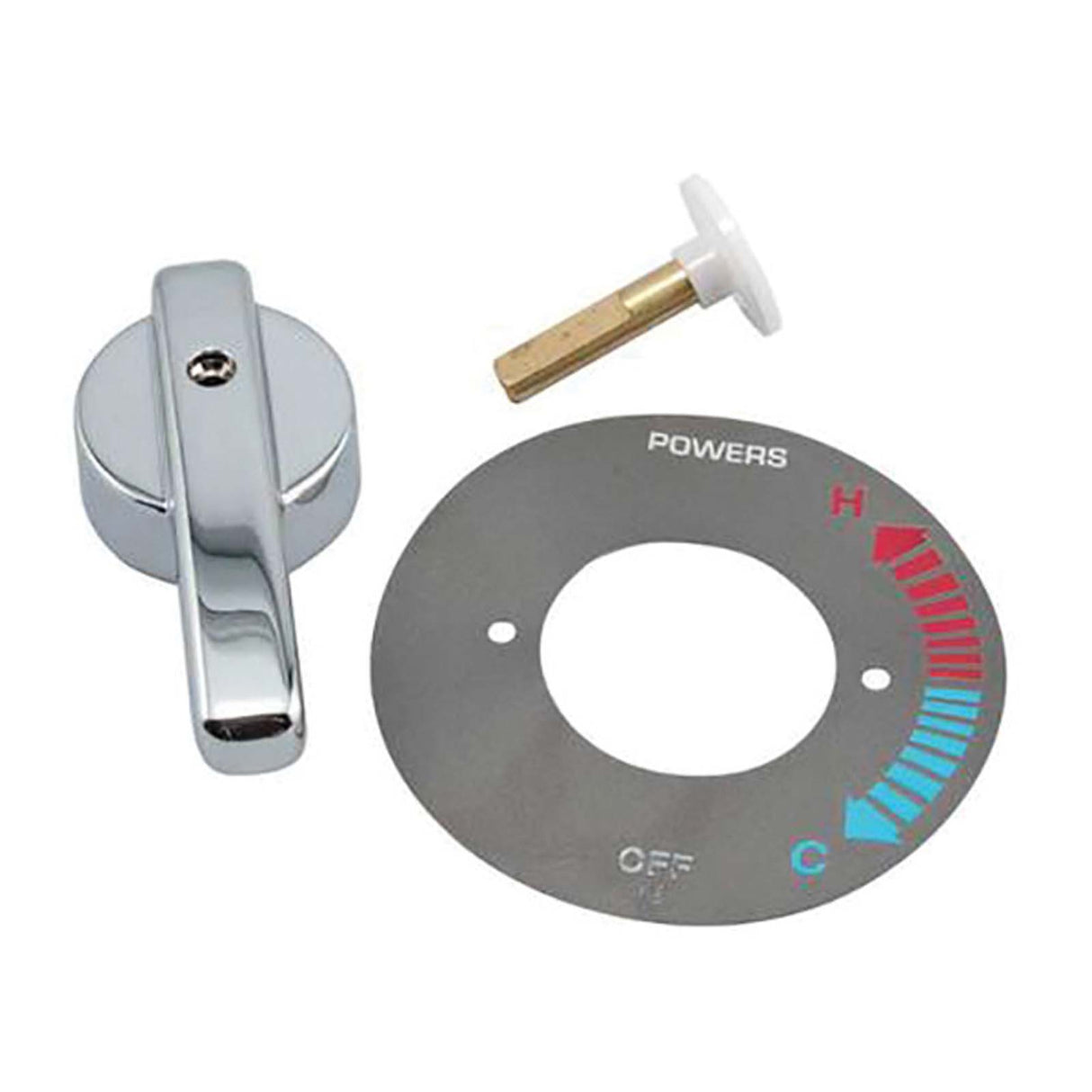 Powers 800-036 Lever Handle Kit, with Handle Screw, Escutcheon Decal, Stem
