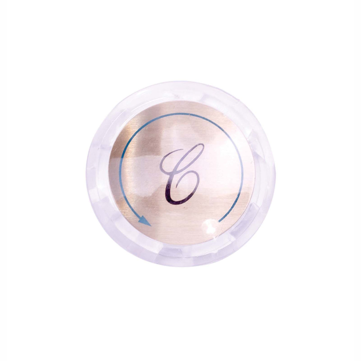 PlumbMaster Approved 26030 235C Plastic Cold Snap-In Index Button for Delta/Delex, 1-5/16" OD