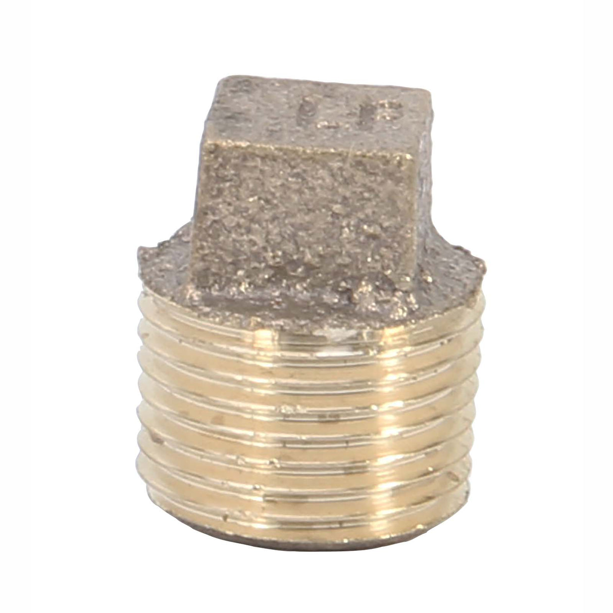 PlumbMaster Approved 83173NL 3/4" MIP Brass Square Head Plug