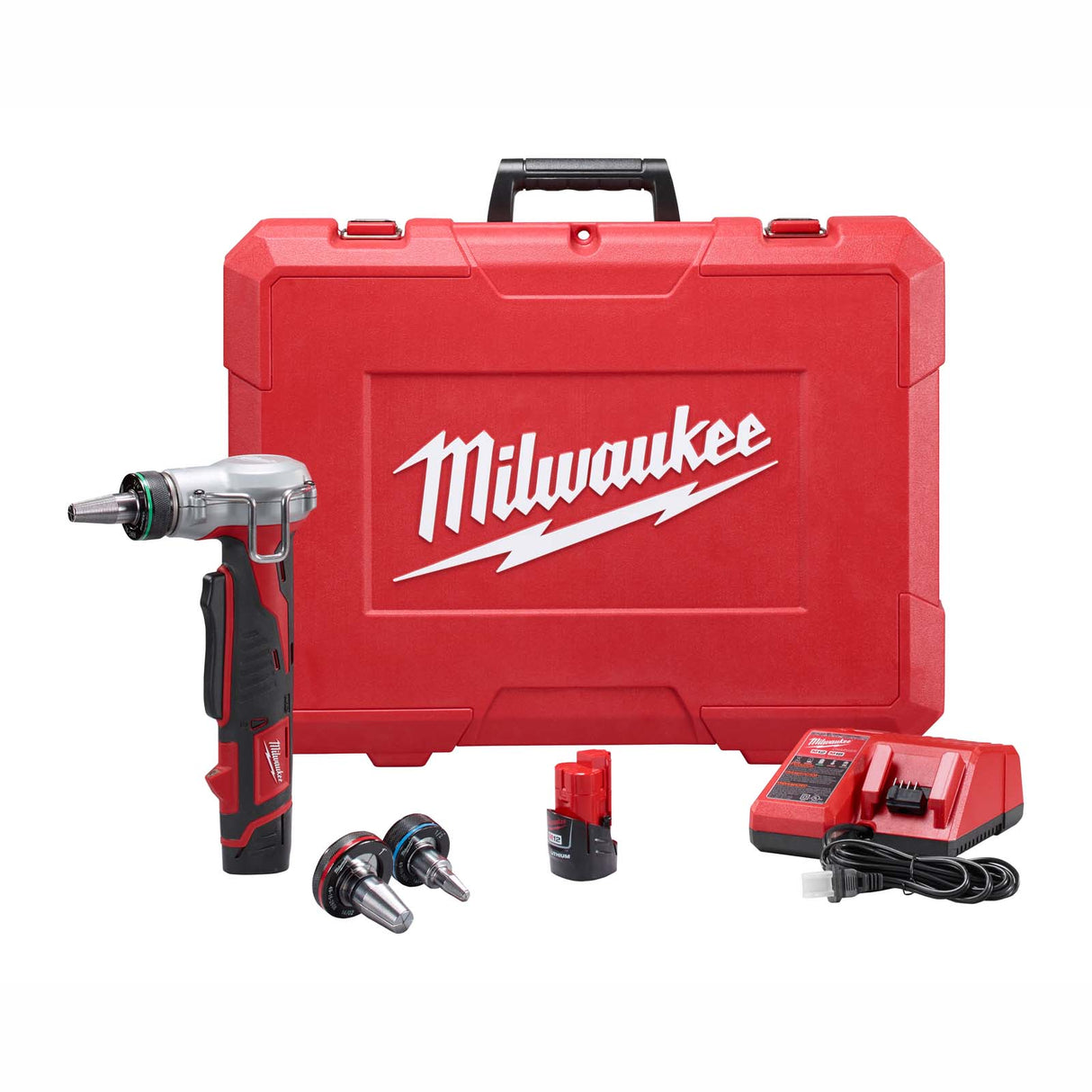 Milwaukee M12 ProPEX 2432-22 Cordless Expansion Tool Kit, 1/2" - 1", 12 V
