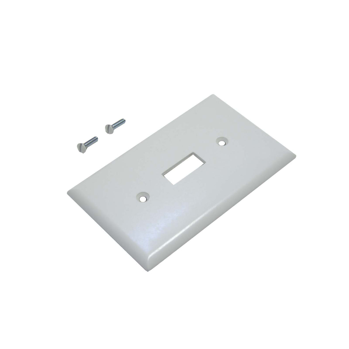Eaton 2134W Bakelite Plastic Switch Wall Plate, White