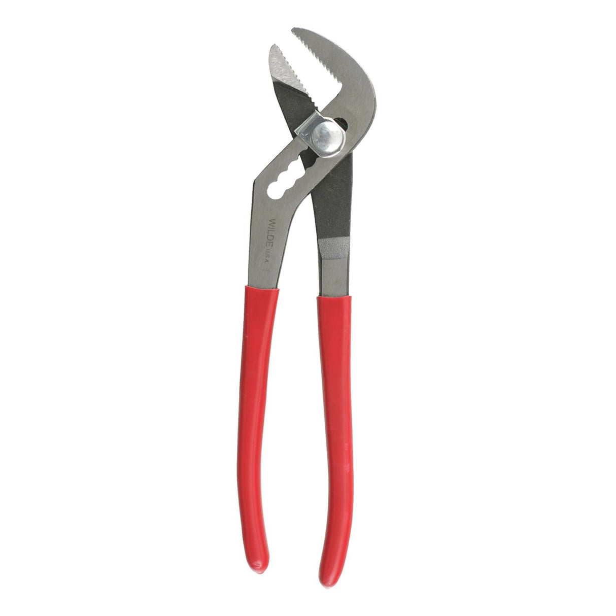 PlumbMaster Approved 60554 Nickel Chromium Steel Angle Nose Slip Joint Pliers with Serrated Jaws, 10" L