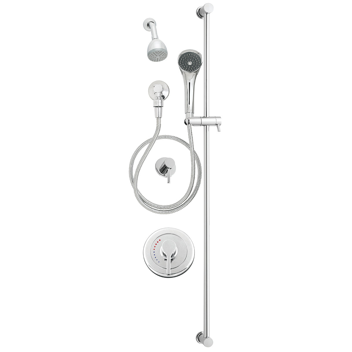 Speakman SLV-3060 Sentinel Mark II Trim and Shower System (Valve not included) Polished Chrome Finish - 2.5 GPM